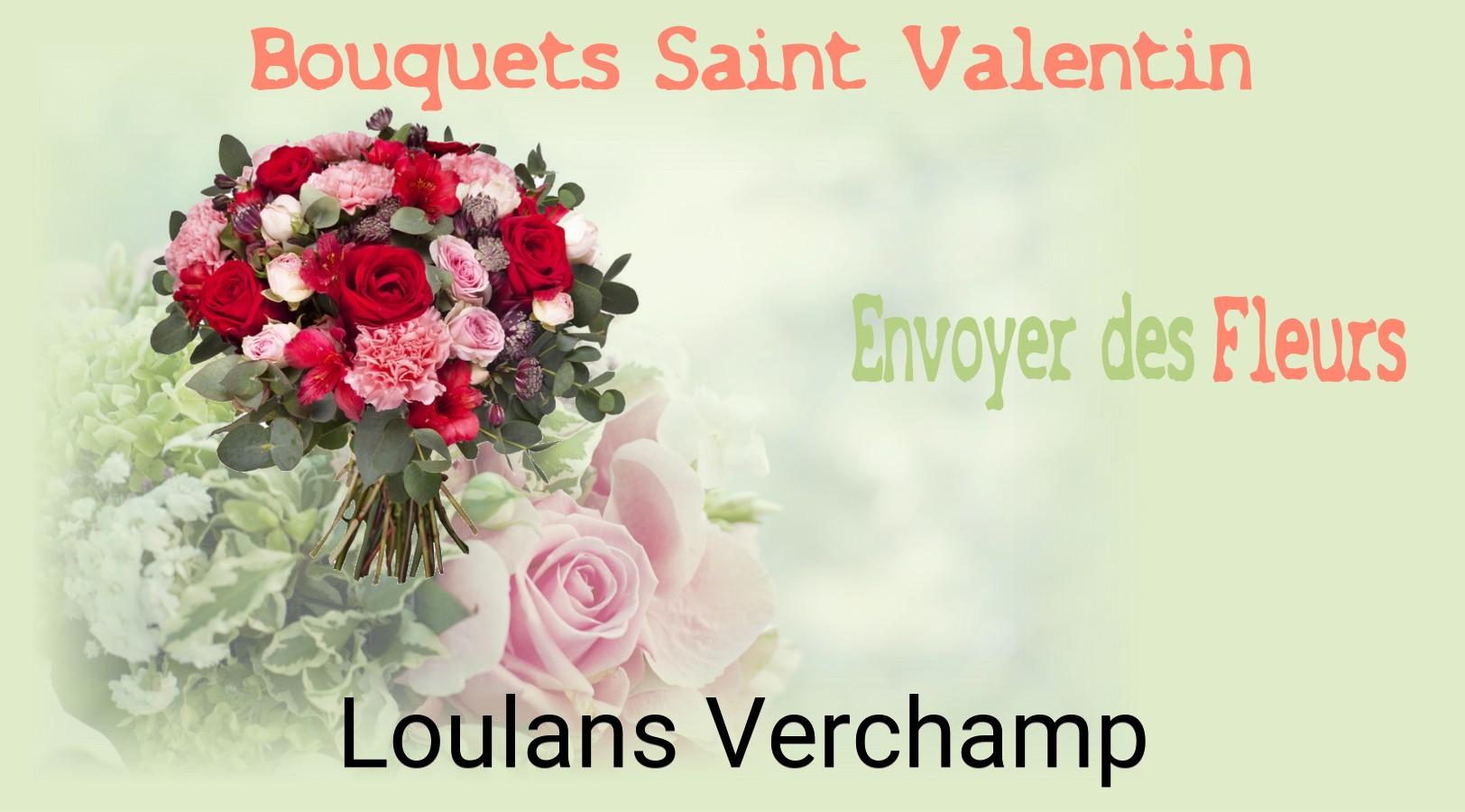 Roses de Saint-Valentin livrées à Loulans-Verchamp